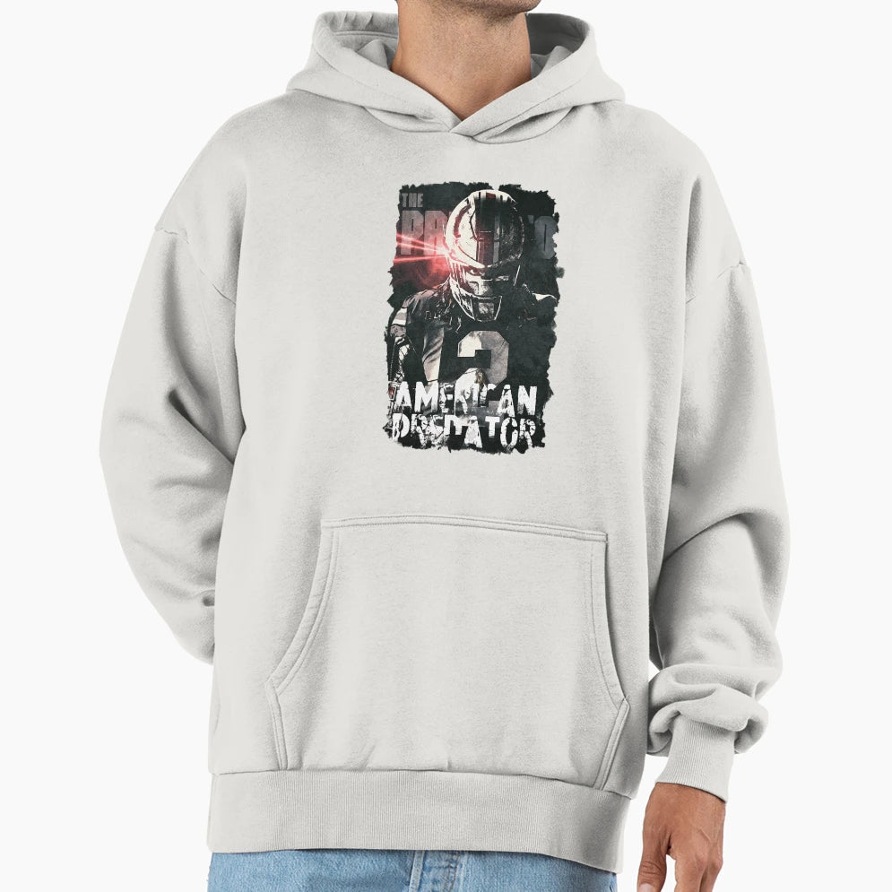 American Football Beast Hoodie - Minimalist Print for Adults - T-Shirt, Sweatshirt, Hoodie