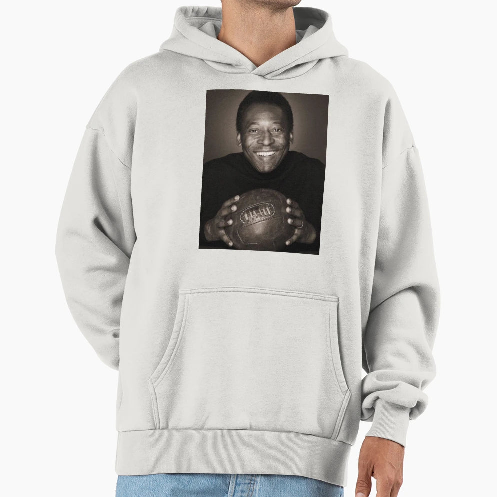 Pele Brazil Hoodie - Novelty Apparel Unisex - T-Shirt, Sweatshirt, Hoodie