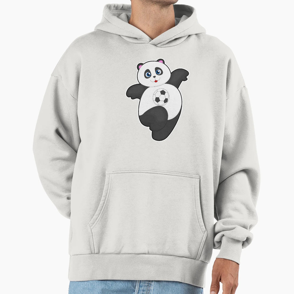 Panda Soccer Sports Hoodie - Unique Graphic Men Women - T-Shirt, Sweatshirt, Hoodie
