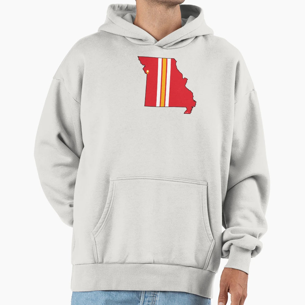 Kansas City Football Hoodie - Minimalist Print Men Women - T-Shirt, Sweatshirt, Hoodie