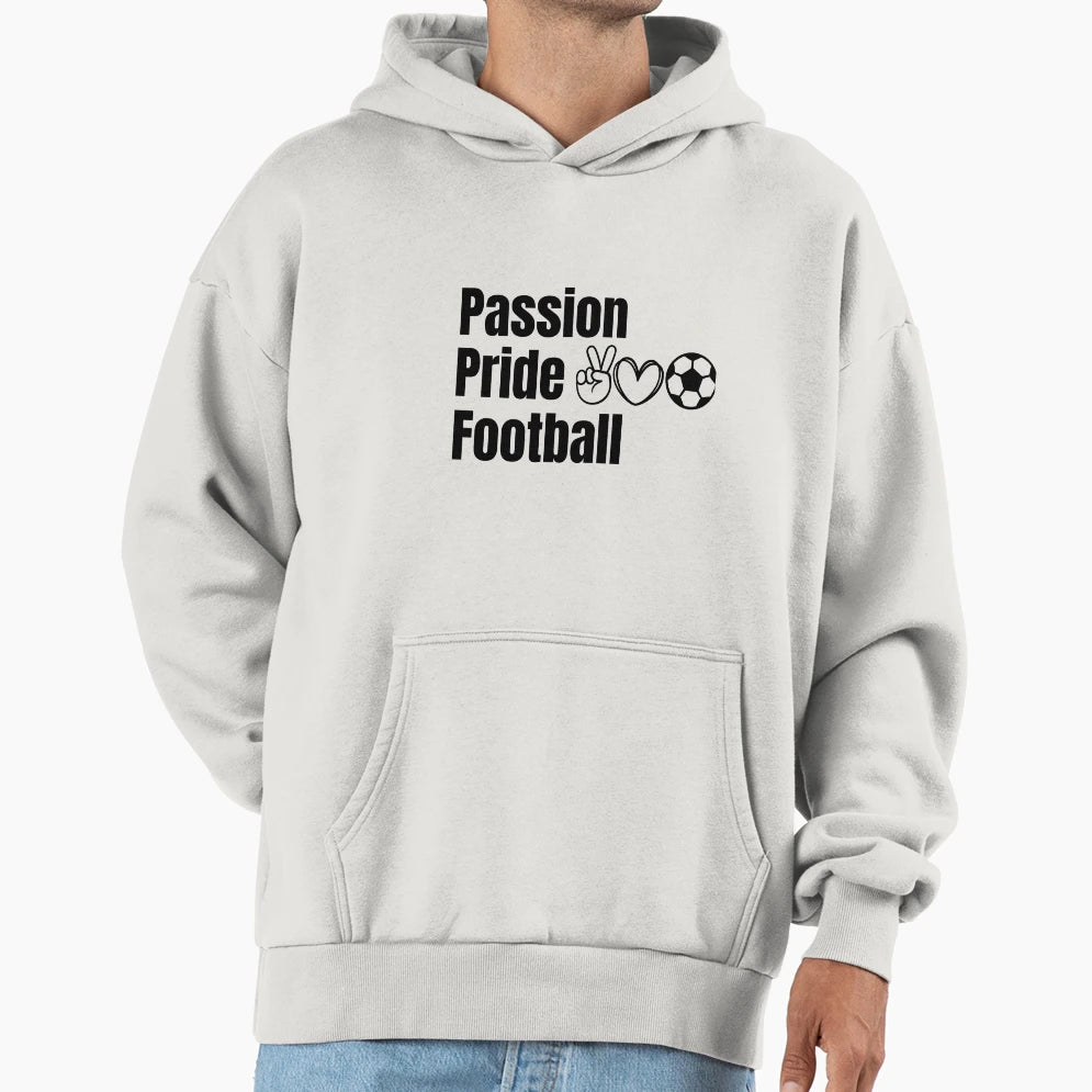 Passion Pride Football Hoodie - Novelty Apparel Men Women - T-Shirt, Sweatshirt, Hoodie