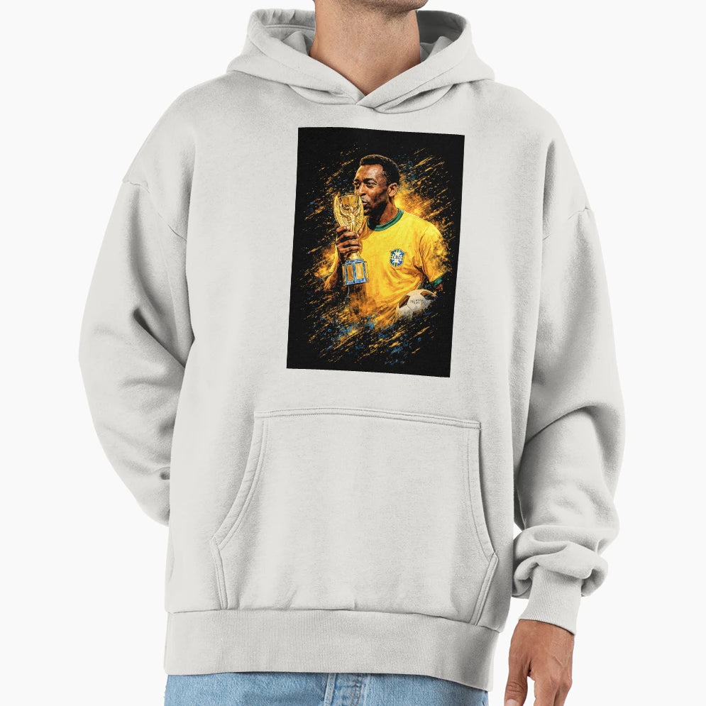 Pel Football Legend Pride Hoodie - Fun Novelty Design Men Women - T-Shirt, Sweatshirt, Hoodie