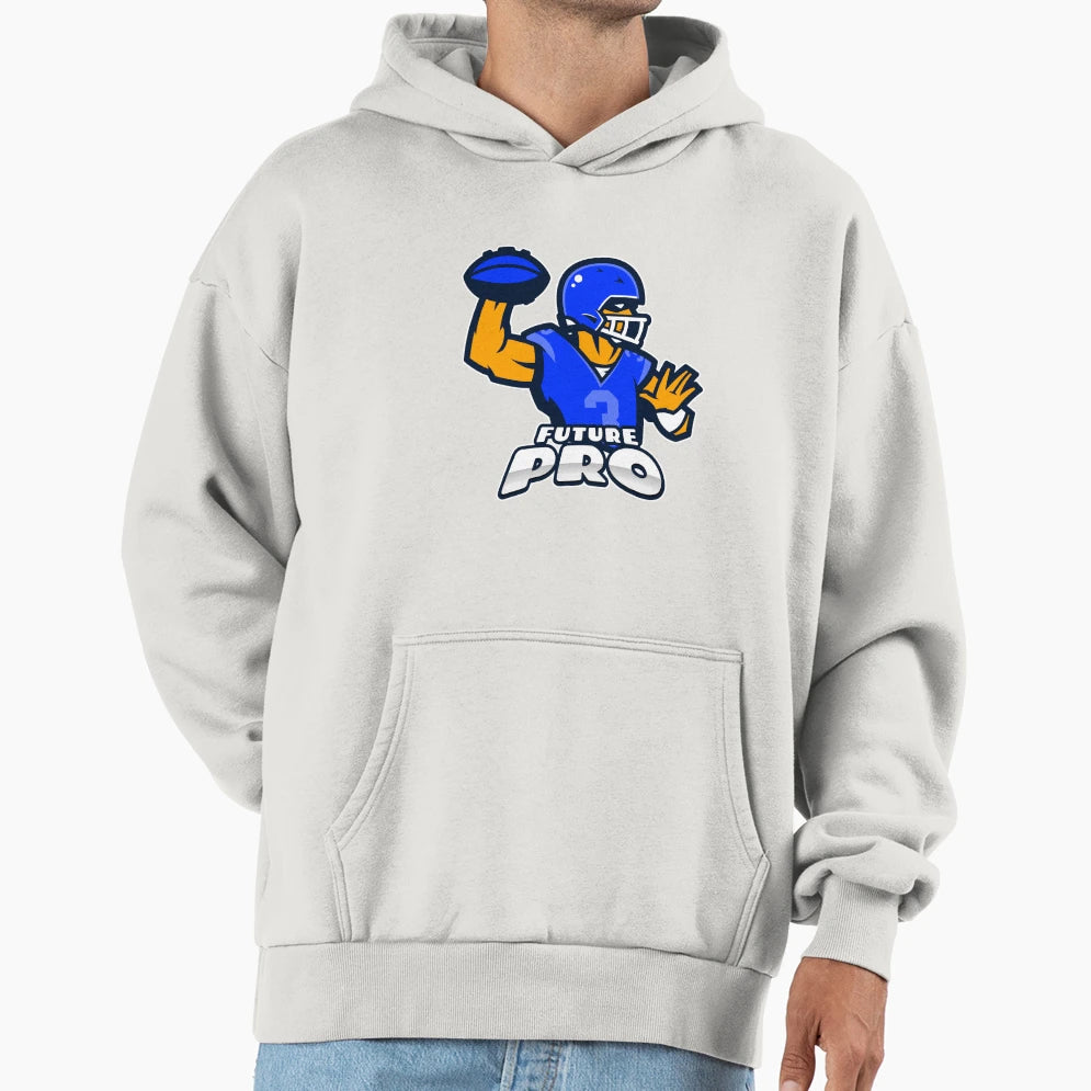 Future Pro Football Player 1 Hoodie - Fun Novelty Design Unisex - T-Shirt, Sweatshirt, Hoodie
