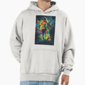 Abstract Depiction Football Player Hoodie - Trendy Graphic Men Women - T-Shirt, Sweatshirt, Hoodie