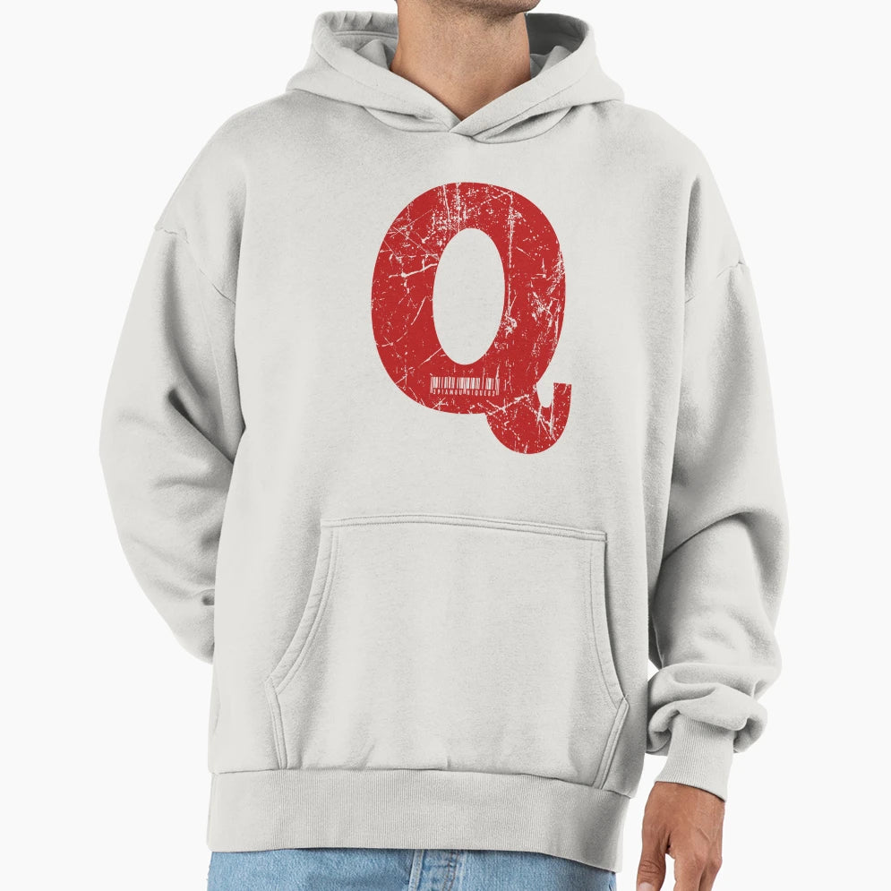 Monogram Q Gift Hoodie - Streetwear Style for Adults - T-Shirt, Sweatshirt, Hoodie