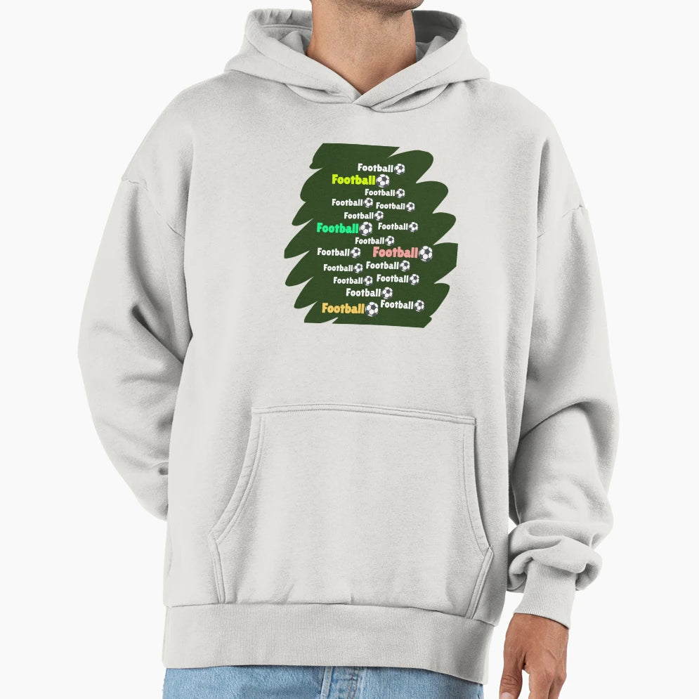 Football Lovers Hoodie - Casual Everyday Wear Men Women - T-Shirt, Sweatshirt, Hoodie