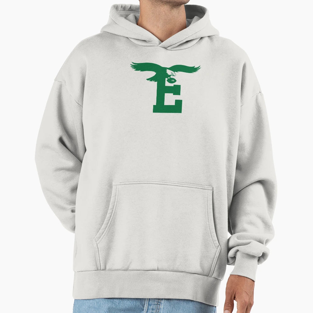 Philadelphia Eagle E Hoodie - Aesthetic Graphic for Adults - T-Shirt, Sweatshirt, Hoodie