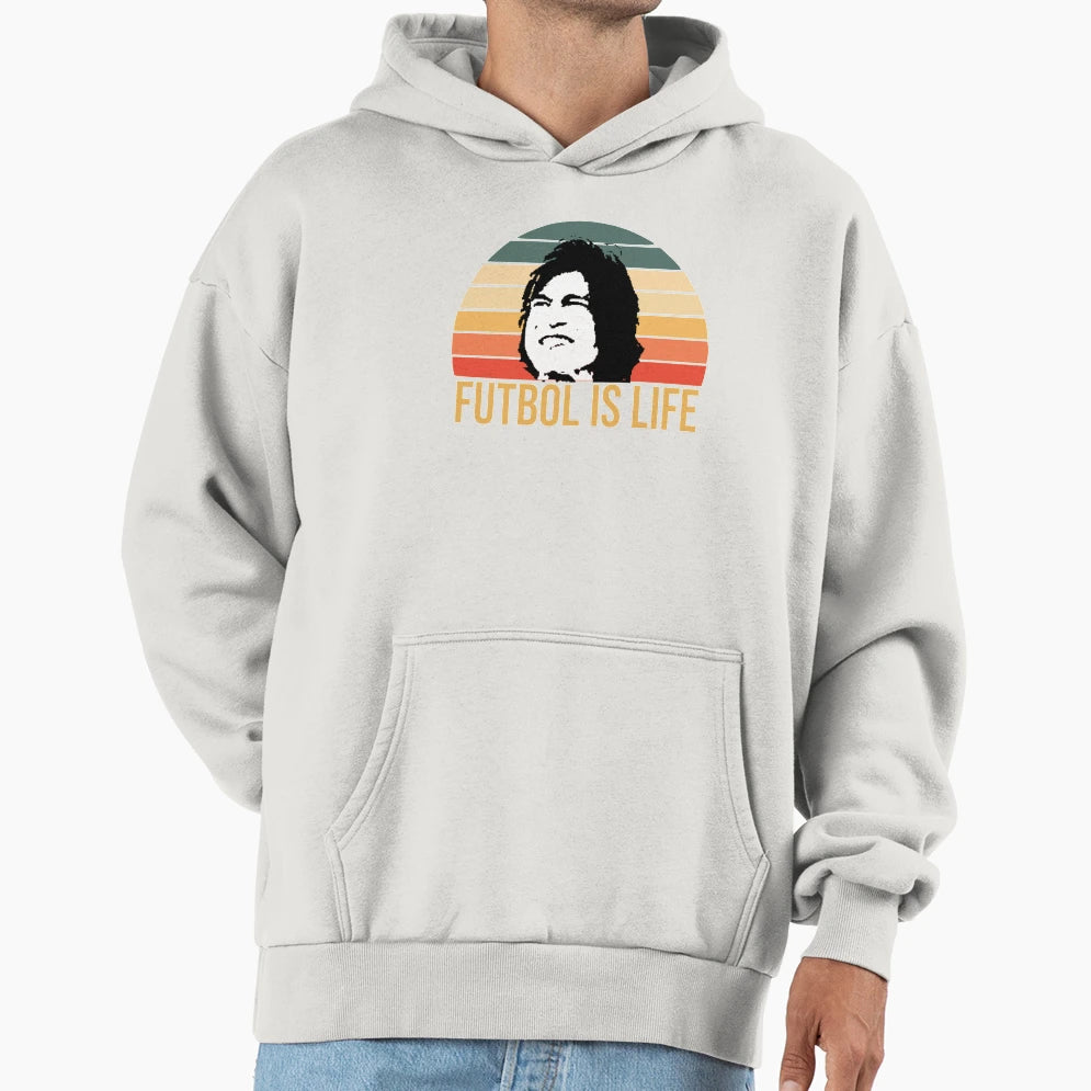 Futbol Is Life Hoodie - Aesthetic Graphic Men Women - T-Shirt, Sweatshirt, Hoodie