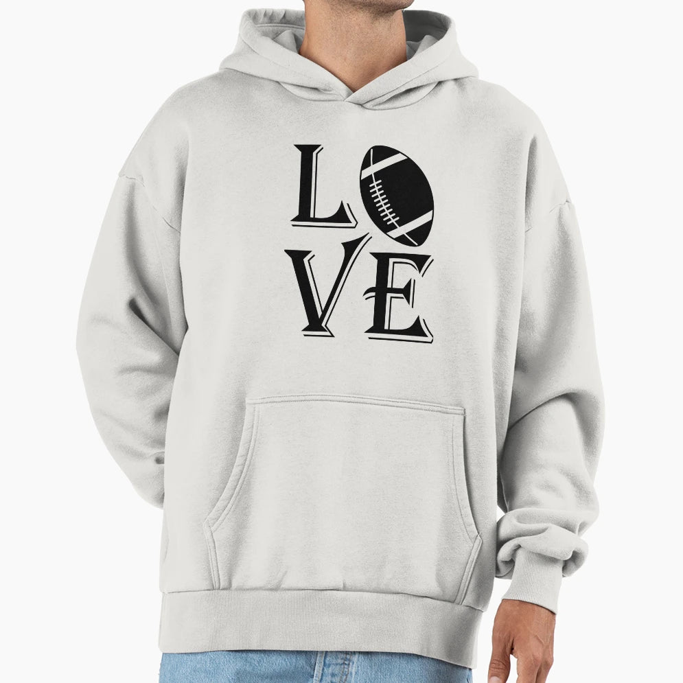 Football Lover American Football Hoodie - Custom Art Print for Adults - T-Shirt, Sweatshirt, Hoodie