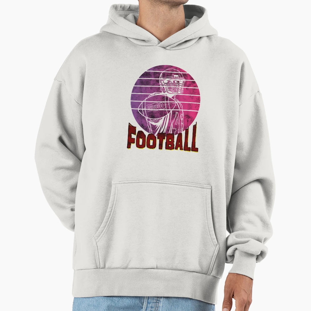 Amercian Football Quarterback Designer Hoodie - Streetwear Style for Adults - T-Shirt, Sweatshirt, Hoodie