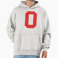 Number 0 Red Zero Sports Number 0 Hoodie - Novelty Apparel Men Women - T-Shirt, Sweatshirt, Hoodie