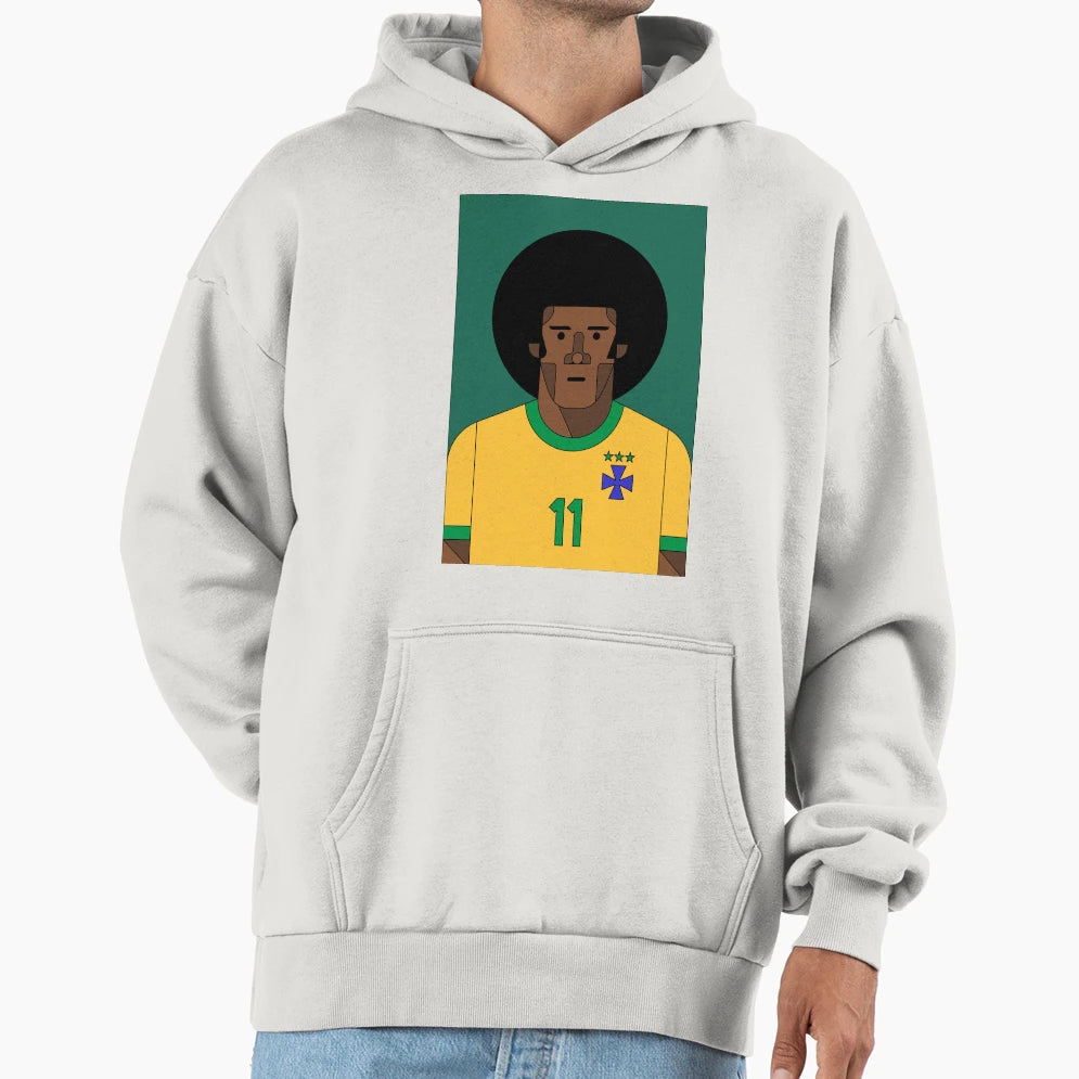 Jairzinho Hoodie - Minimalist Print for Adults - T-Shirt, Sweatshirt, Hoodie