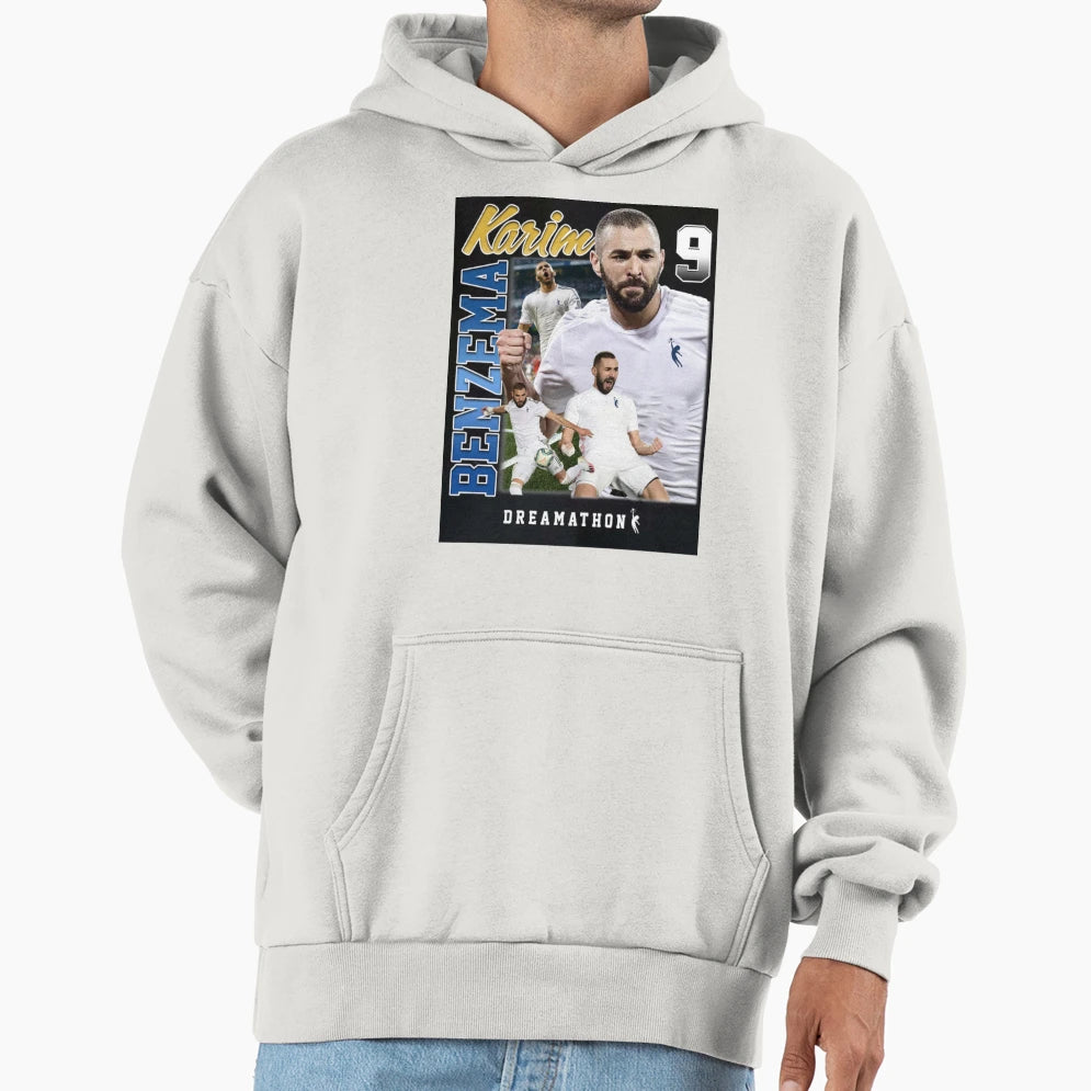 Karim Benzema Hoodie - Aesthetic Graphic for Adults - T-Shirt, Sweatshirt, Hoodie