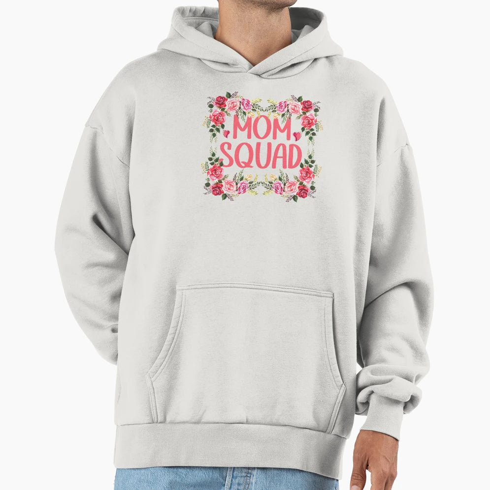 Mom Squad Hoodie - Custom Art Print Unisex - T-Shirt, Sweatshirt, Hoodie