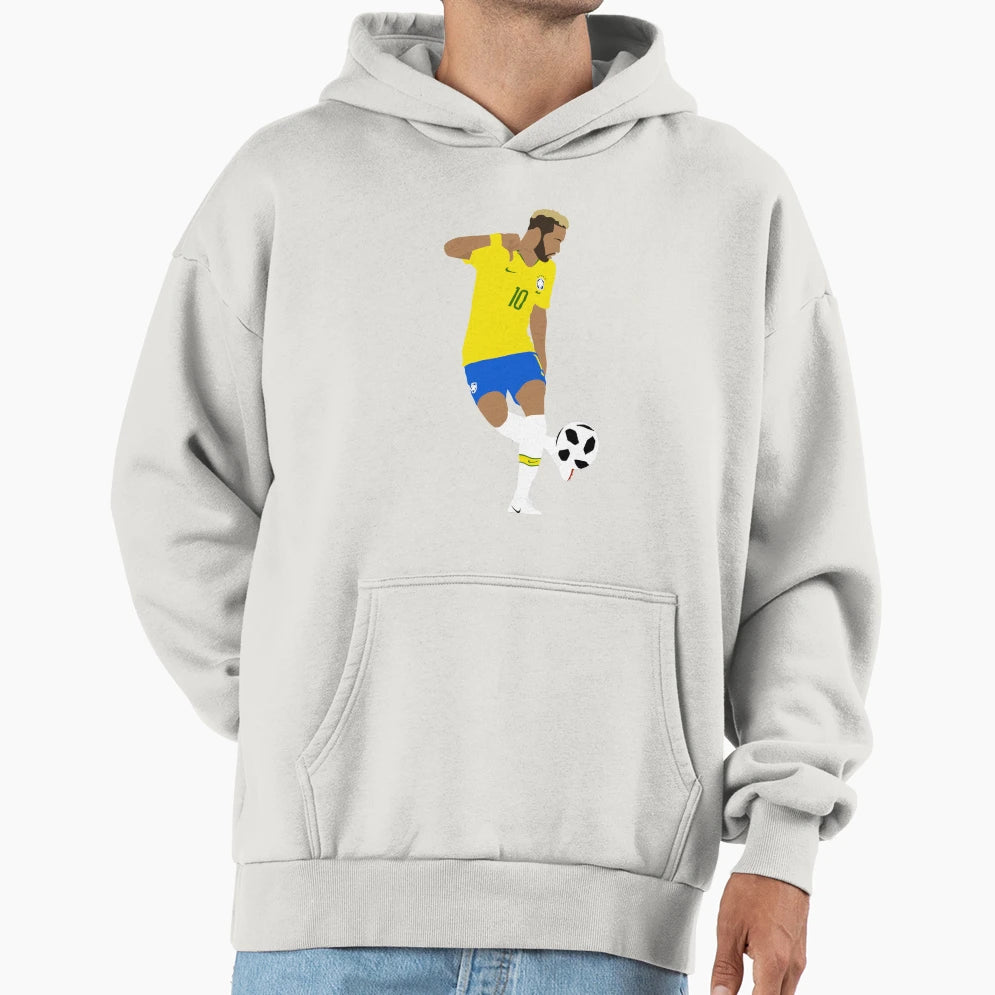 Neymar Jr Minimalist Hoodie - Fun Novelty Design Unisex - T-Shirt, Sweatshirt, Hoodie