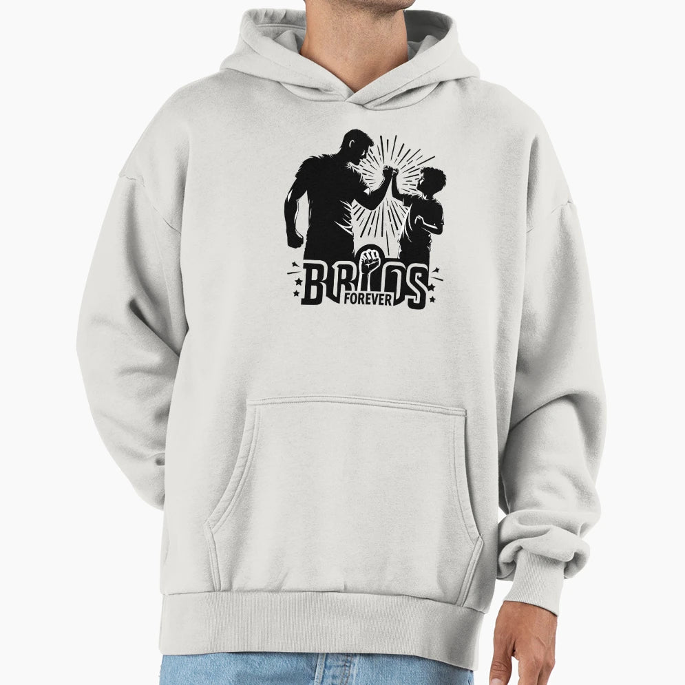 Father And Son Brothers Forever Gift Hoodie - Graphic Print for Adults - T-Shirt, Sweatshirt, Hoodie