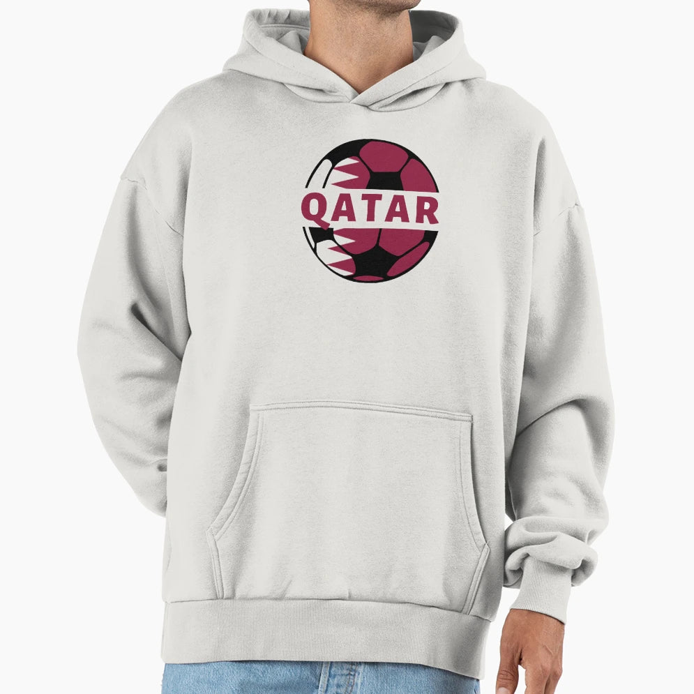 Qatar Football Hoodie - Casual Everyday Wear Men Women - T-Shirt, Sweatshirt, Hoodie