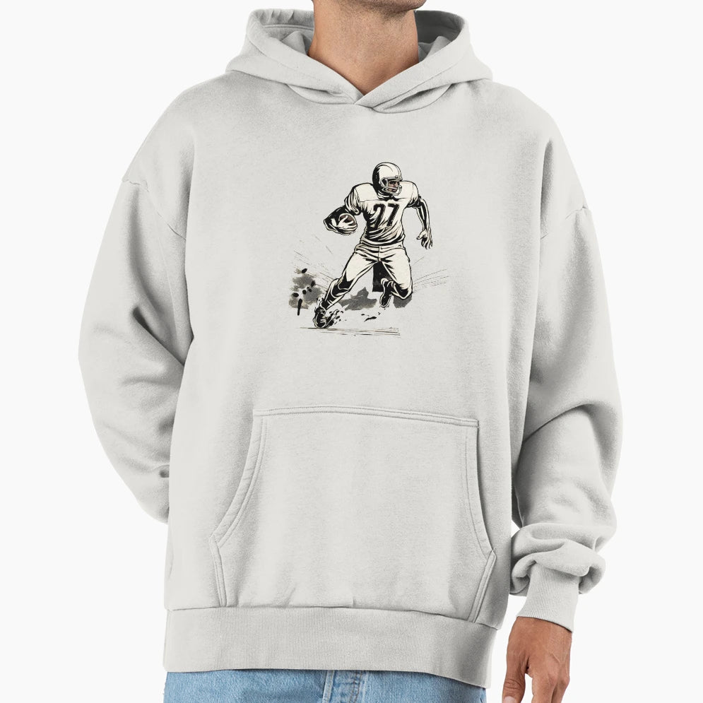Football Hoodie - Unique Graphic Unisex - T-Shirt, Sweatshirt, Hoodie