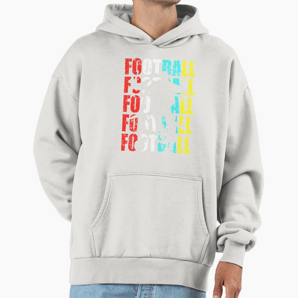 Football Soccer Lover Silhouette Hoodie - Minimalist Print Unisex - T-Shirt, Sweatshirt, Hoodie