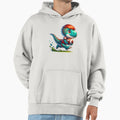 Fantay Football T Rex Hoodie - Unique Graphic for Adults - T-Shirt, Sweatshirt, Hoodie