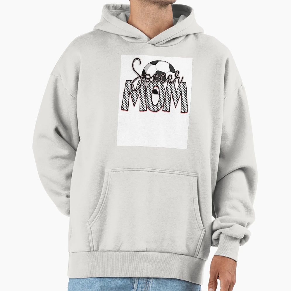 Soccer Mom Hoodie - Minimalist Print Men Women - T-Shirt, Sweatshirt, Hoodie