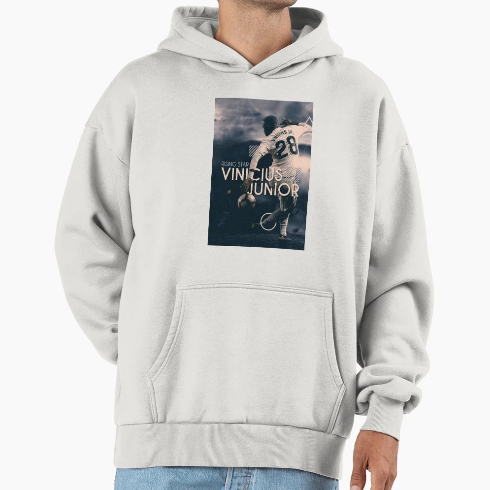 Vinicius Jr Art Wallpaper Hoodie - Minimalist Print for Adults - T-Shirt, Sweatshirt, Hoodie