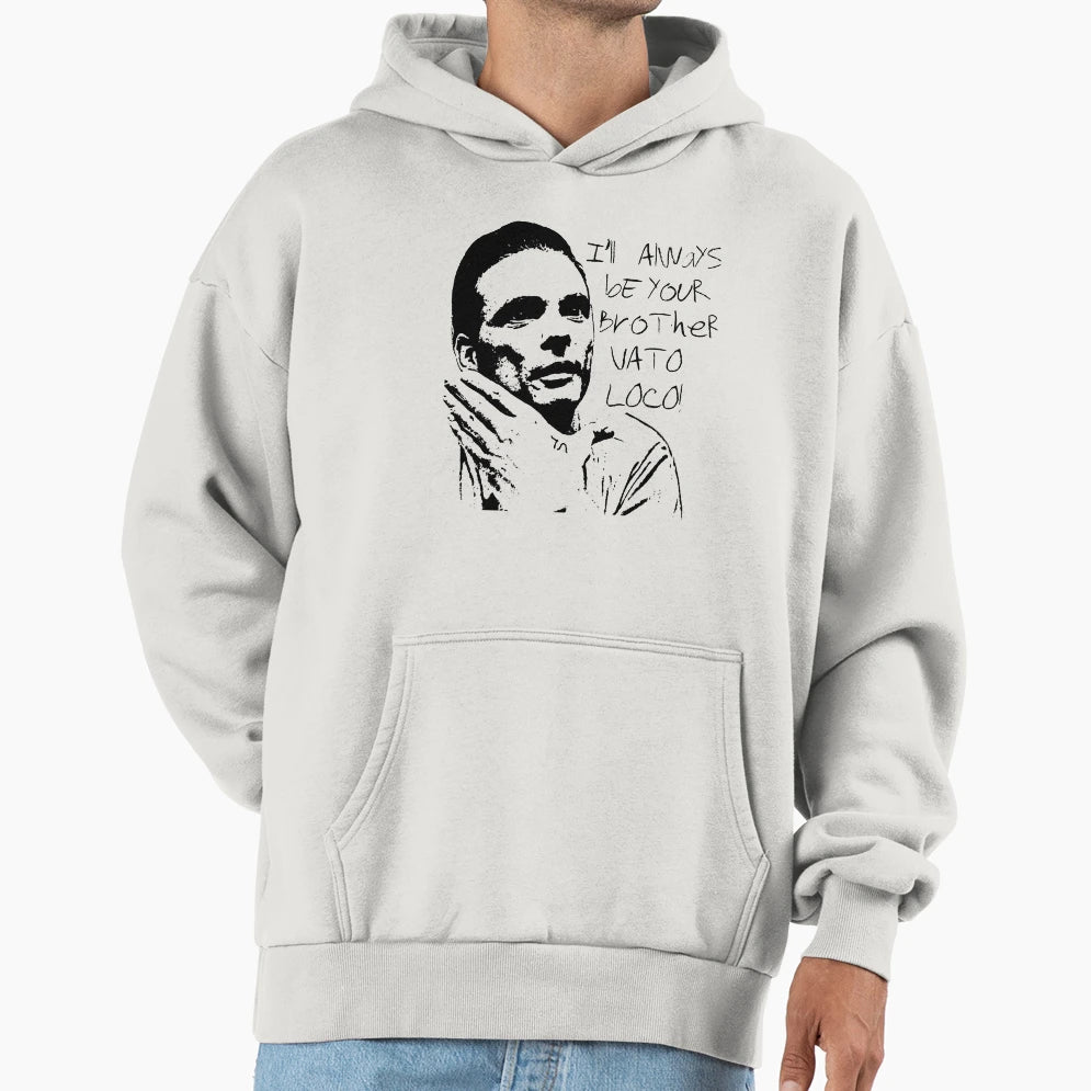 Grew Up Tough Streets Vatos Locos Vato Hoodie - Minimalist Print Men Women - T-Shirt, Sweatshirt, Hoodie