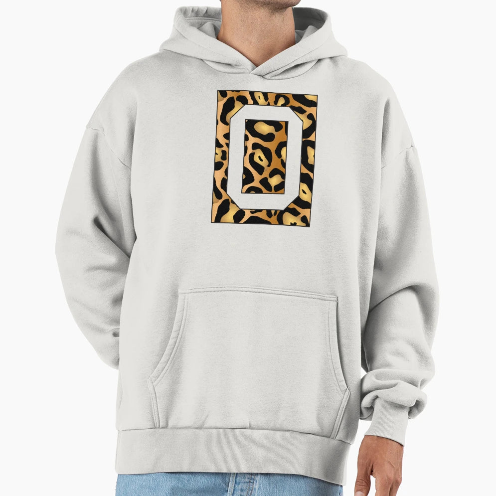 Letter O Jaguar Stencil Font Hoodie - Streetwear Style Men Women - T-Shirt, Sweatshirt, Hoodie