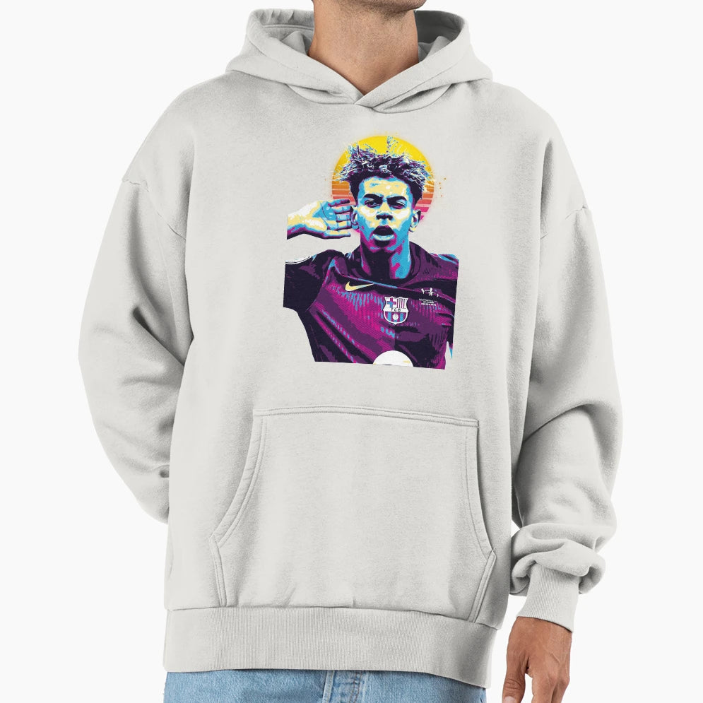 Lamine Yamal Celebration 2 Hoodie - Unique Graphic Unisex - T-Shirt, Sweatshirt, Hoodie