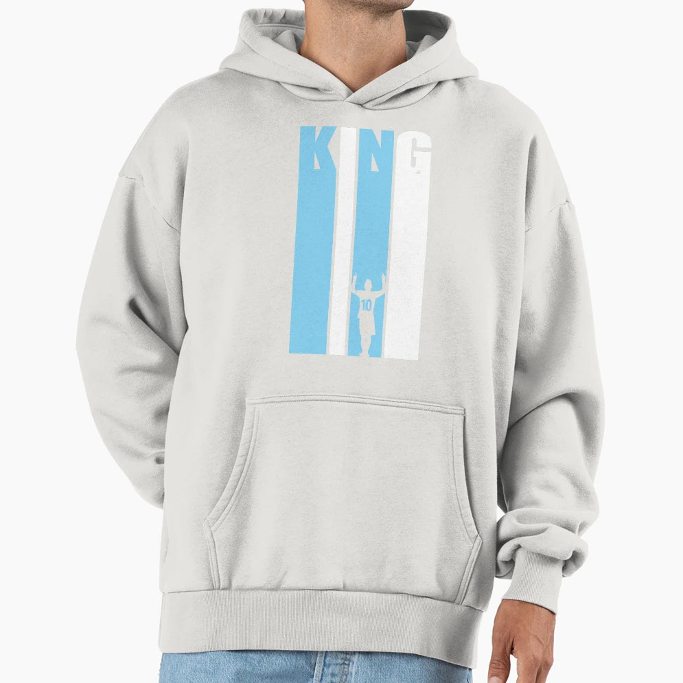 Soccers King Hoodie - Casual Everyday Wear Men Women - T-Shirt, Sweatshirt, Hoodie