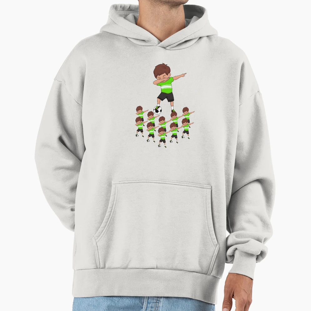 Awesome Soccer Player Green Soccer Sports Hoodie - Minimalist Print Unisex - T-Shirt, Sweatshirt, Hoodie