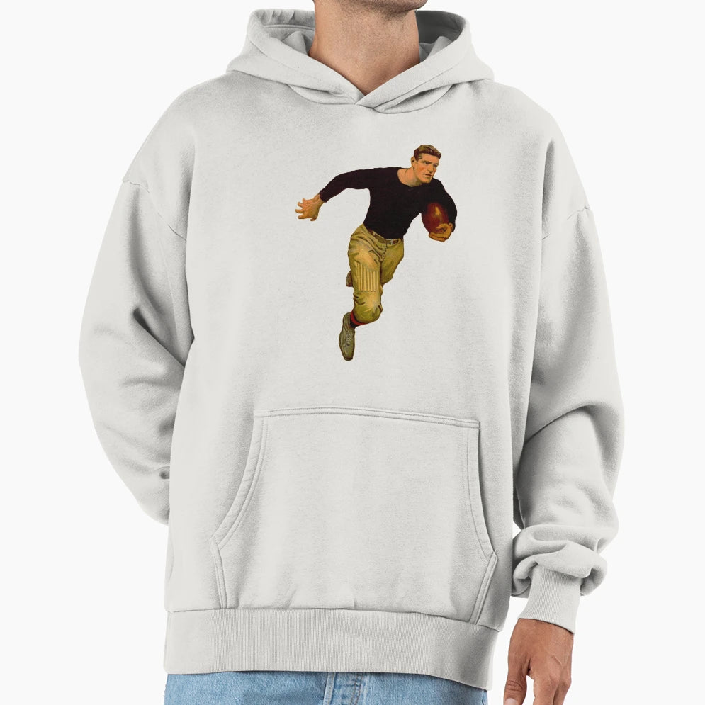 American Football Player Hoodie - Trendy Graphic Men Women - T-Shirt, Sweatshirt, Hoodie