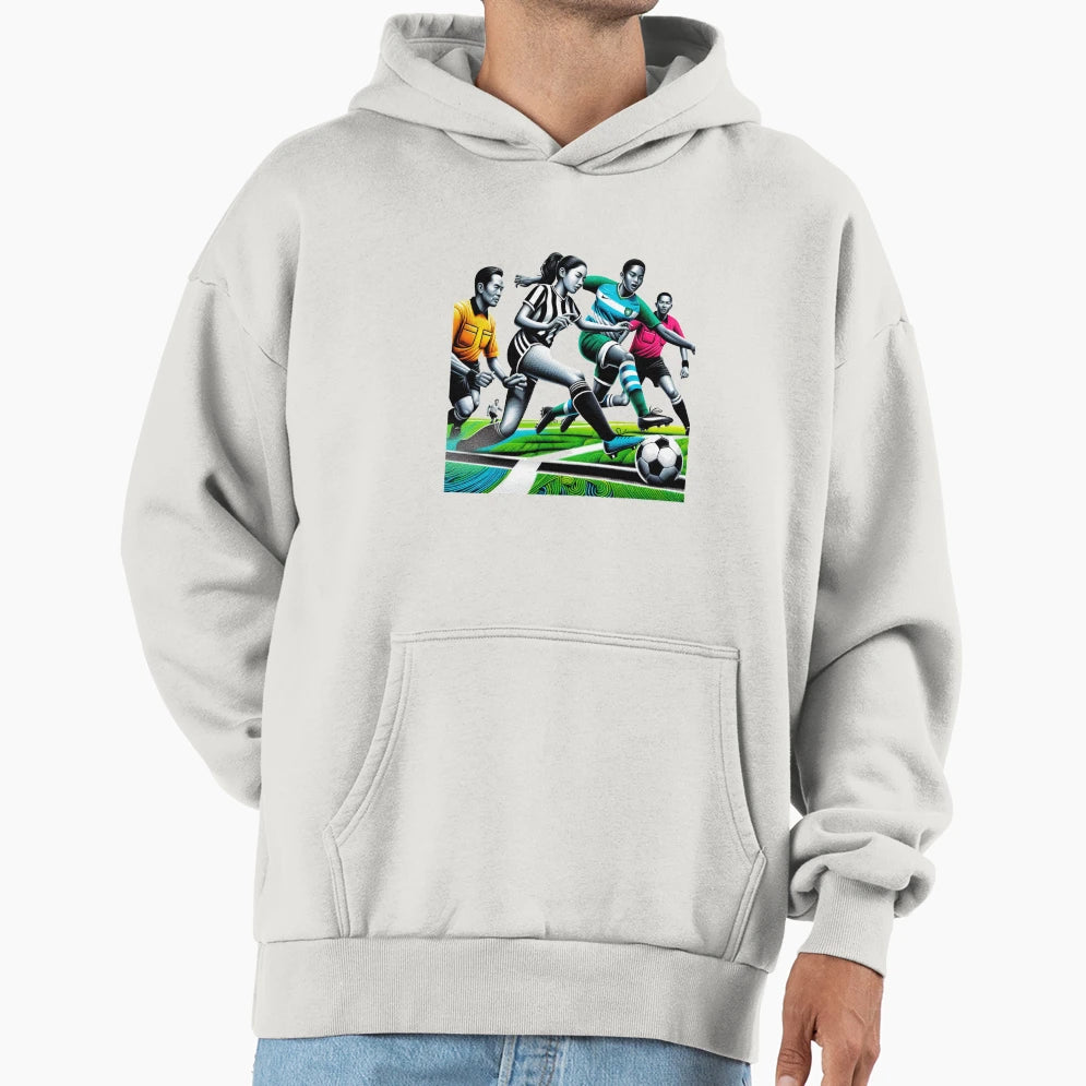 Football Mix Hoodie - Fun Novelty Design Unisex - T-Shirt, Sweatshirt, Hoodie