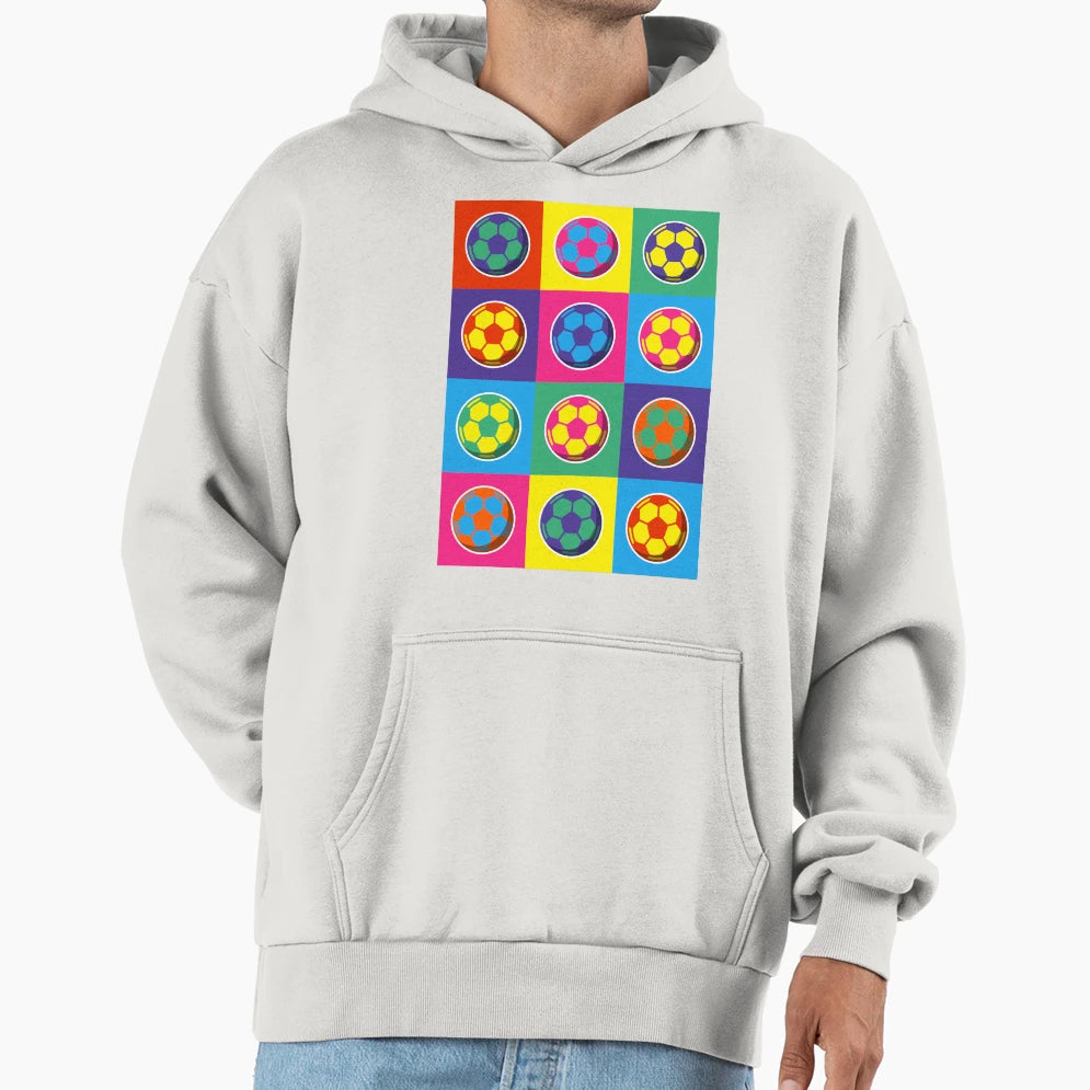 Pop Art Football Hoodie - Unique Graphic Men Women - T-Shirt, Sweatshirt, Hoodie