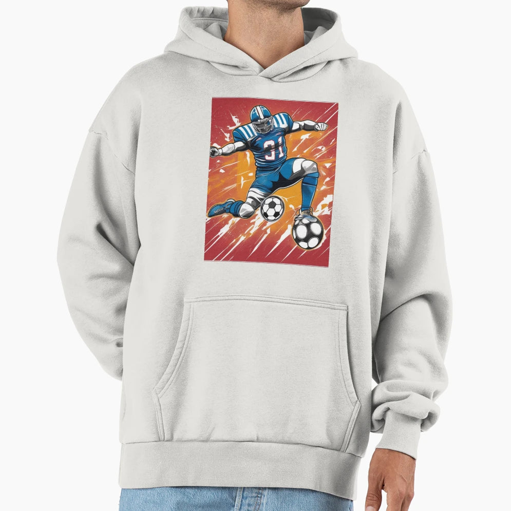 Football Champ Hoodie - Casual Everyday Wear Men Women - T-Shirt, Sweatshirt, Hoodie