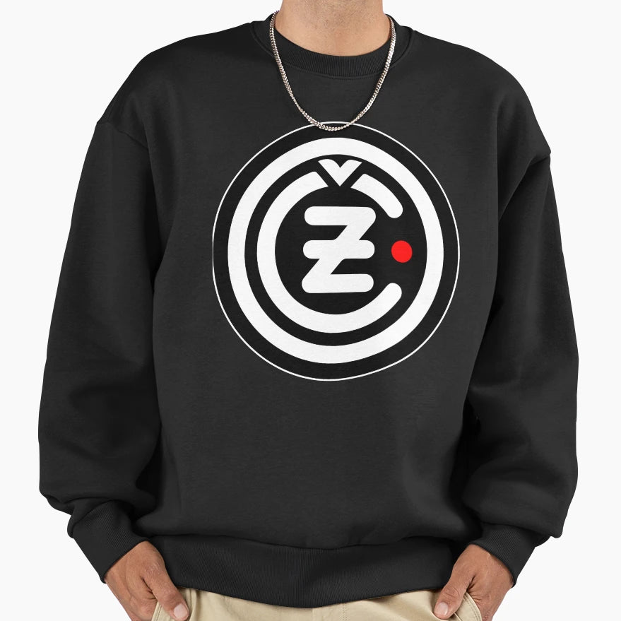 Cz Logo Black Red Sweatshirt - Casual Everyday Wear for Adults - T-Shirt, Sweatshirt, Hoodie