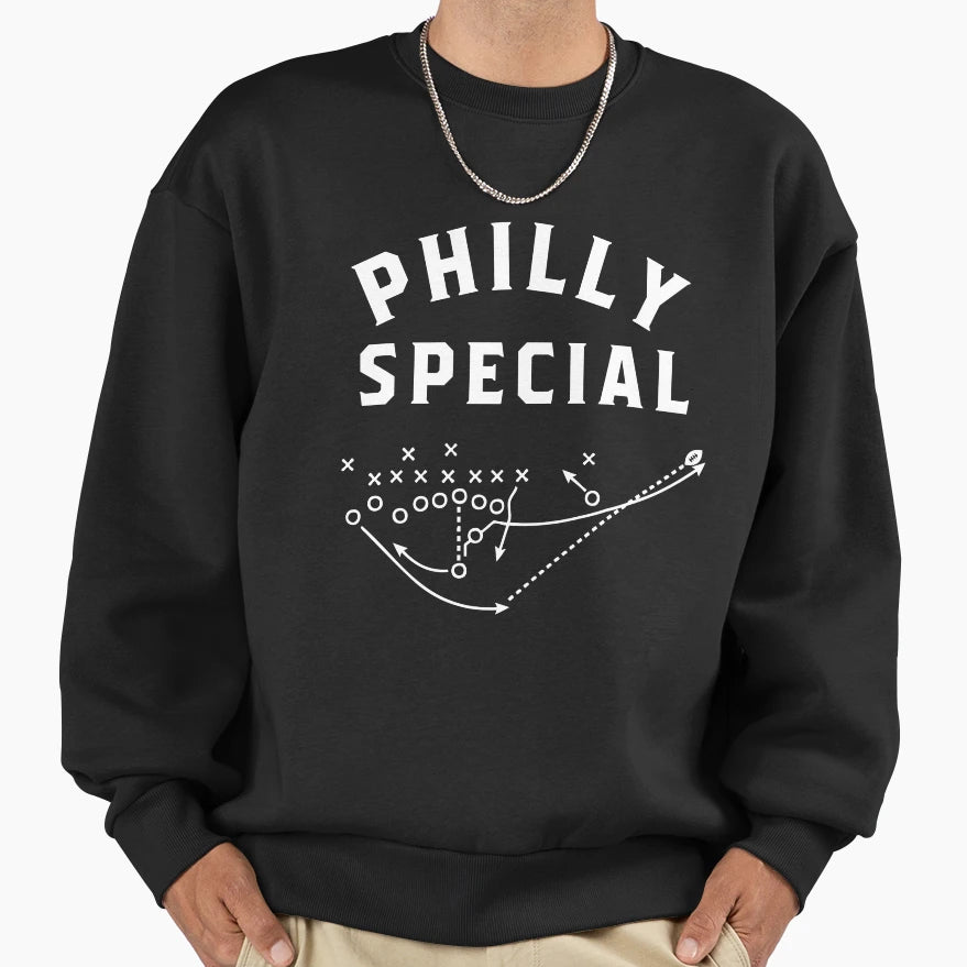 Philly Special Trick Play Sweatshirt - Graphic Print Men Women - T-Shirt, Sweatshirt, Hoodie