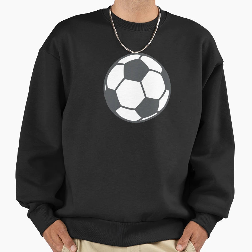 Soccer Football Emoji Sweatshirt - Fun Novelty Design Unisex - T-Shirt, Sweatshirt, Hoodie
