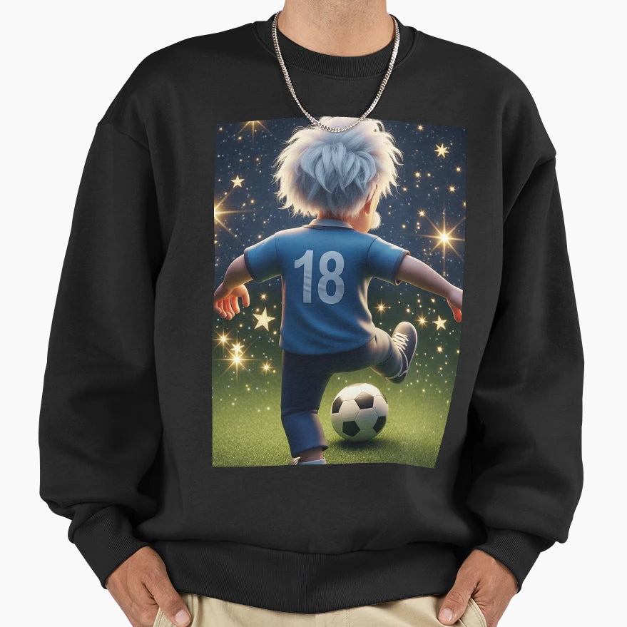 Soccer Time Sweatshirt - Minimalist Print Men Women - T-Shirt, Sweatshirt, Hoodie