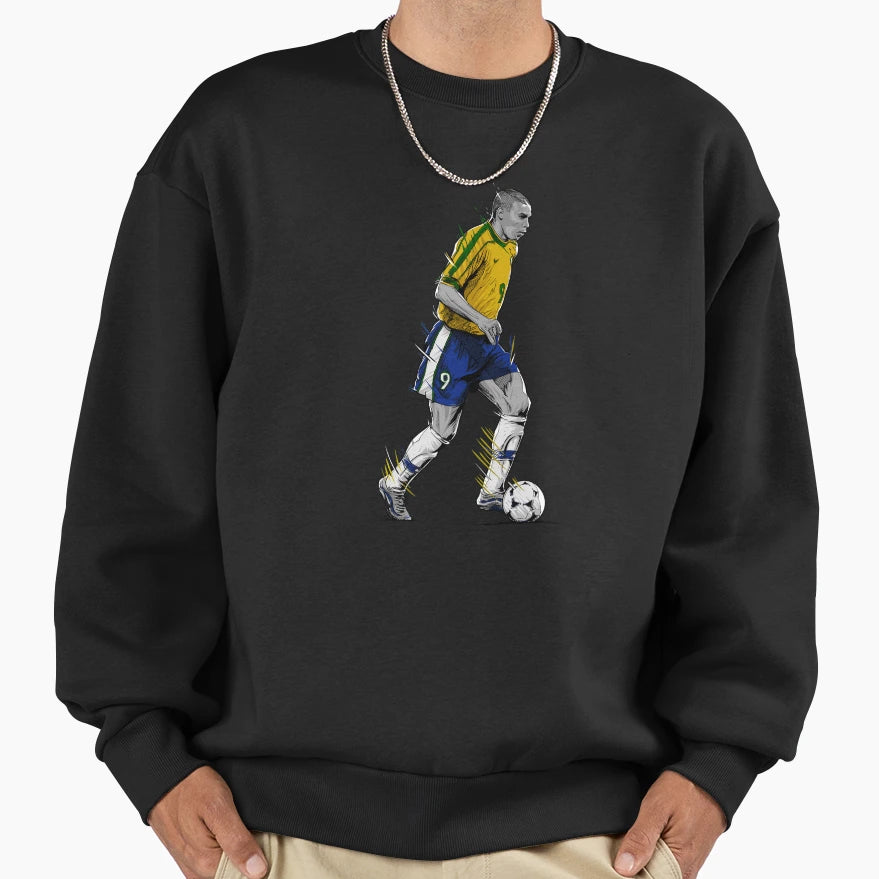 Ronaldo R9 Phenomenon Sweatshirt - Unique Graphic Men Women - T-Shirt, Sweatshirt, Hoodie