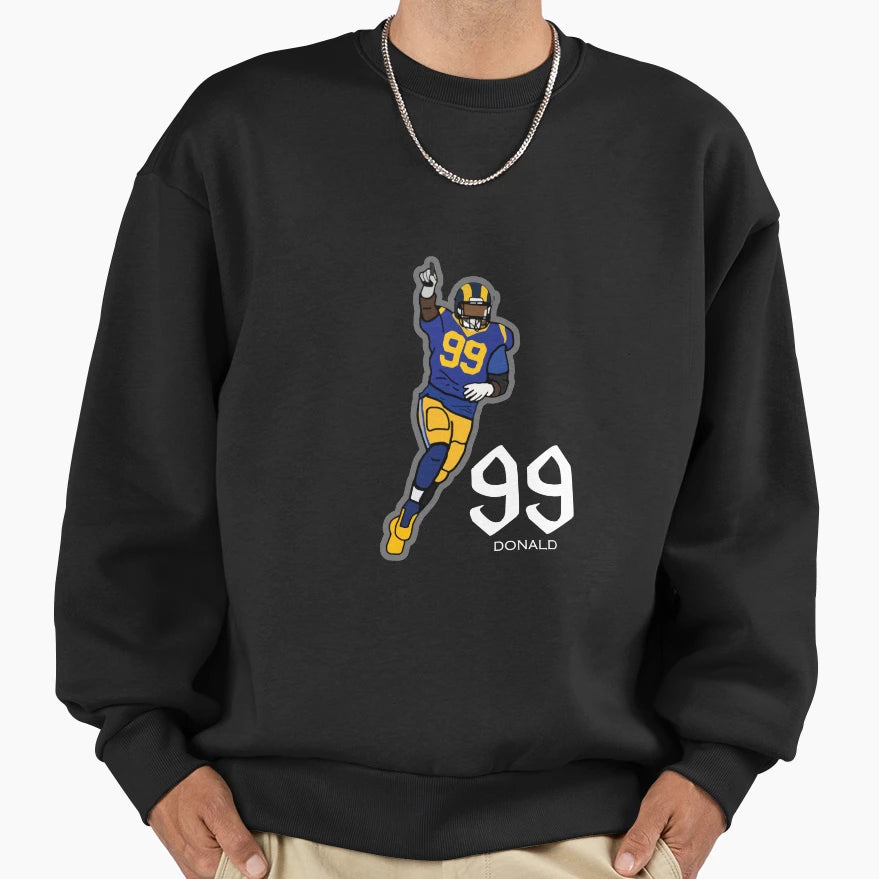 Aaron Donald 99 Sweatshirt - Novelty Apparel Men Women - T-Shirt, Sweatshirt, Hoodie