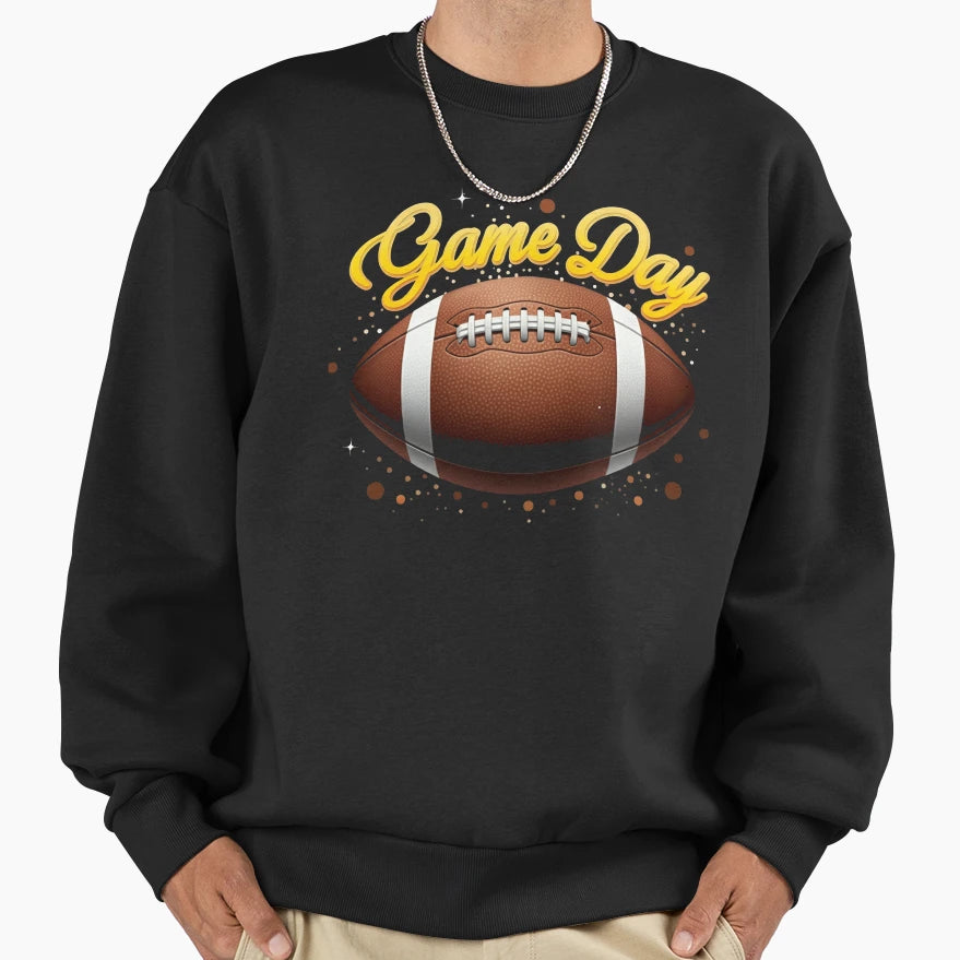 Game Day Football Bling Bling Sweatshirt - Streetwear Style for Adults - T-Shirt, Sweatshirt, Hoodie