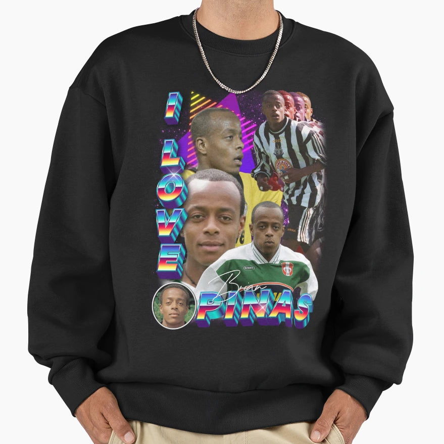 I Love Pinas Football Bootleg Sweatshirt - Novelty Apparel Men Women - T-Shirt, Sweatshirt, Hoodie