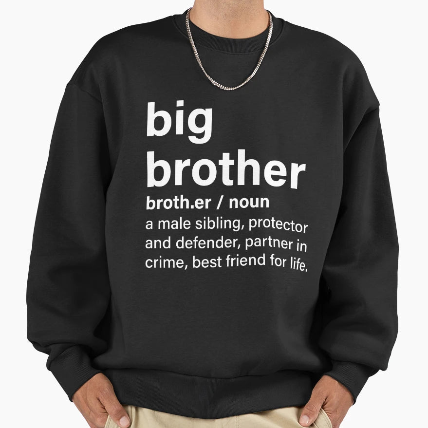 Big Brother Gift Pregnancy Sweatshirt - Trendy Graphic for Adults - T-Shirt, Sweatshirt, Hoodie