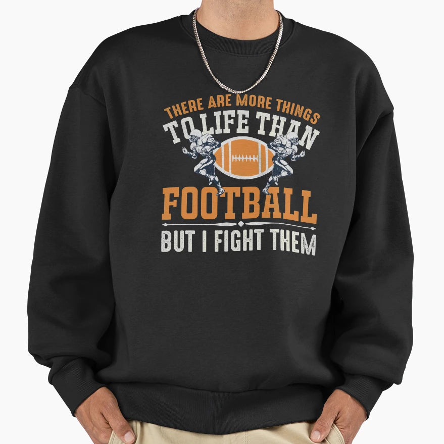 Football Gift Sweatshirt - Aesthetic Graphic Men Women - T-Shirt, Sweatshirt, Hoodie
