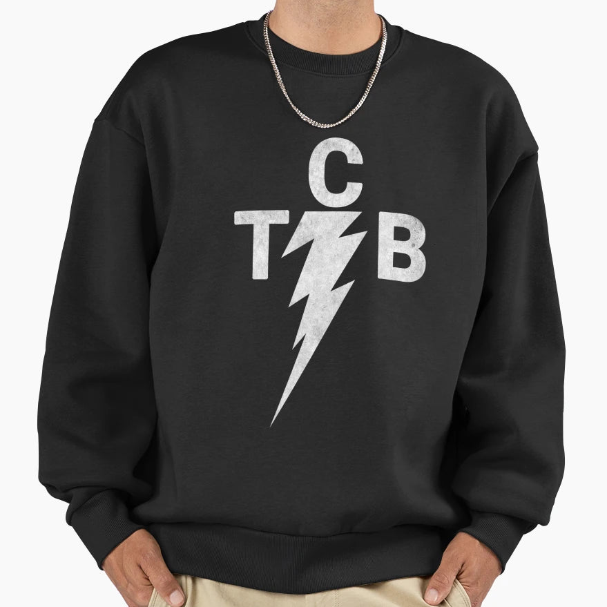 Elvis Tcb Business Distressed Sweatshirt - Trendy Graphic Men Women - T-Shirt, Sweatshirt, Hoodie