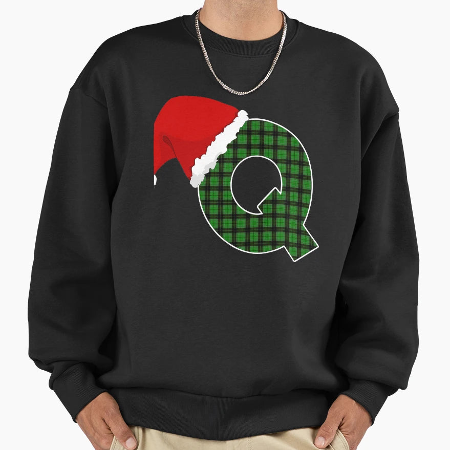 Capital Letter Q Cutest Monogram Sweatshirt - Graphic Print for Adults - T-Shirt, Sweatshirt, Hoodie