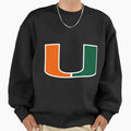 Miami Hurricanes Logo Sweatshirt - Minimalist Print for Adults - T-Shirt, Sweatshirt, Hoodie