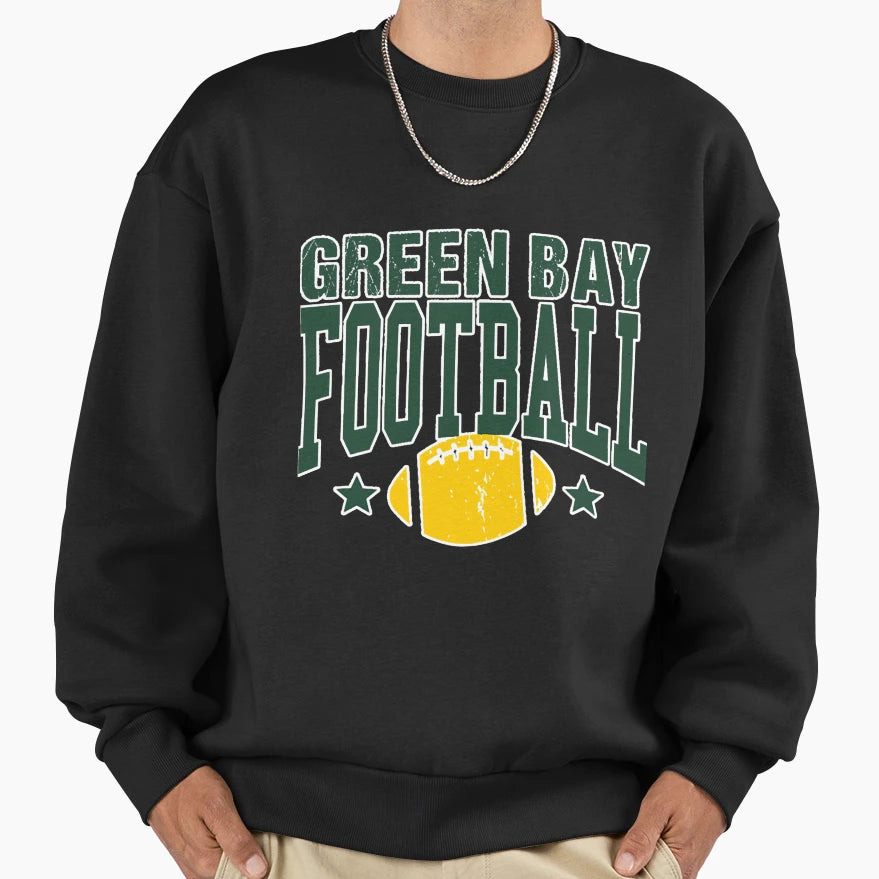 Art Green Bay Packers Sweatshirt - Trendy Graphic for Adults - T-Shirt, Sweatshirt, Hoodie
