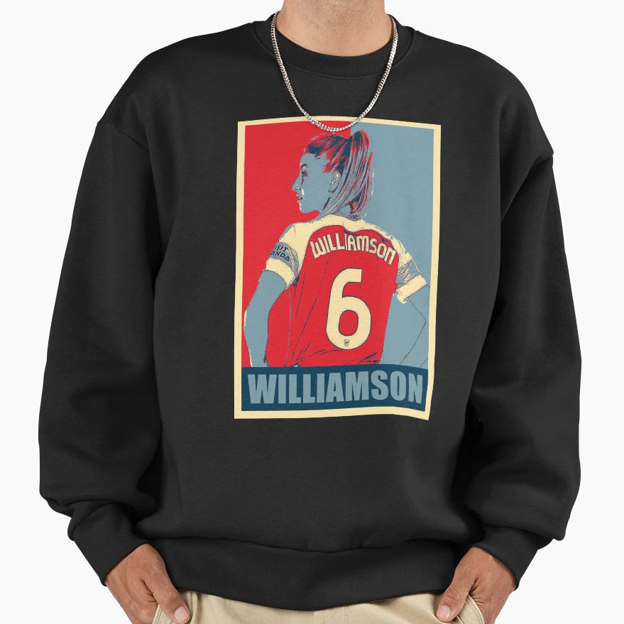 Leah Williamson Hope Sweatshirt - Custom Art Print Men Women - T-Shirt, Sweatshirt, Hoodie